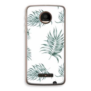 Simple leaves: Motorola Moto Z Force Transparant Hoesje