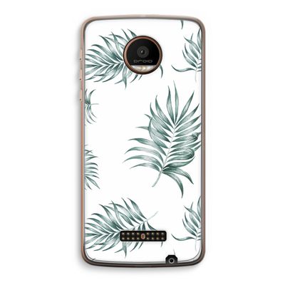 Simple leaves: Motorola Moto Z Force Transparant Hoesje