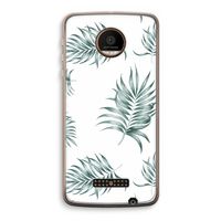Simple leaves: Motorola Moto Z Force Transparant Hoesje