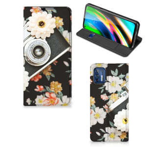 Motorola Moto G9 Plus Stand Case Vintage Camera