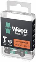 Wera 867/1 Impaktor DC TORX® Bit TX20 x 25mm VE=10 - 05057624001