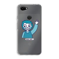 Zwaai: Google Pixel 3a Transparant Hoesje