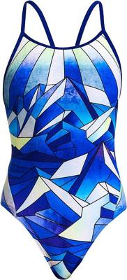 Funkita Blue Ascent diamond back badpak meisjes