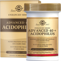 Solgar Advanced 40+ Acidophilus Probiotica Capsules Solgar Advanced 40+ Acidophilus Probiotica Capsules