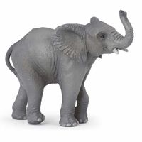 Plastic speelgoed figuur baby olifant 10 cm - thumbnail