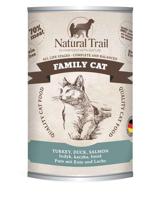 NATURAL TRAIL Family Cat Turkey, duck, salmon - nat kattenvoer - 400g