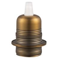 Light depot - metalen 2-rings fitting E27 - messing - Outlet