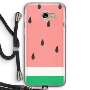 Watermeloen: Samsung Galaxy A5 (2017) Transparant Hoesje met koord