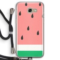 Watermeloen: Samsung Galaxy A5 (2017) Transparant Hoesje met koord