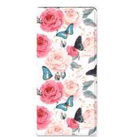 Samsung Galaxy A22 5G Smart Cover Butterfly Roses