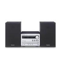 Panasonic SC-PM254EG-S Stereoset Bluetooth, CD, DAB+, FM, USB 2 x 10 W Zwart, Zilver