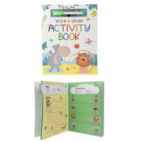 Toi Toys Herbruikbaar Activiteitenboek Wild Dier Met Pen - thumbnail