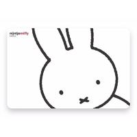 Tafel Placemat Nijntje snoet - wit - konijntje - 44 x 29 cm - voor peuters - pvc Tafel Placemat Nijntje snoet - wit - konijntje - 44 x 29 cm - voor peuters - pvc
