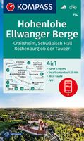 Wandelkaart 774 Hohenlohe - Ellwanger Berge | Kompass - thumbnail