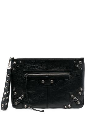 Balenciaga pochette Le Cagole en cuir - Noir