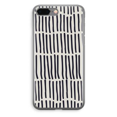 Moroccan stripes: iPhone 8 Plus Transparant Hoesje