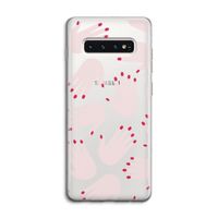 Hands pink: Samsung Galaxy S10 4G Transparant Hoesje Hands pink: Samsung Galaxy S10 4G Transparant Hoesje