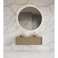 Onderkast Gliss Design Heronimus 120x45x35 cm 2 Laden Met Topplaat Corn Silk