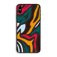 Colored Zebra: iPhone XS Max Biologisch afbreekbaar hoesje