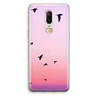 Fly away: OnePlus 6 Transparant Hoesje
