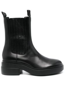 Vic Matie bottes en cuir à semelle épaisse 55 mm - Noir