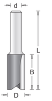 Hikoki Accessoires 6 Mm Groeffrees 10X19/51 - 754007