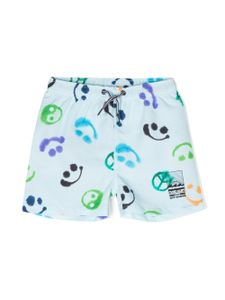 Molo short de bain Niko à imprimé tie dye - Bleu