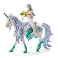 Schleich bayala - mermaid riding on sea unicorn 42509