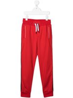 Givenchy Kids pantalon de jogging à logo - Rouge