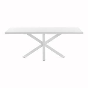 Kave Home Argo Eettafel - 200 x 100 cm - Wit