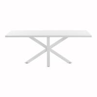 Kave Home Argo Eettafel - 200 x 100 cm - Wit - thumbnail