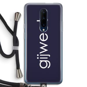 Gijweet: OnePlus 7 Pro Transparant Hoesje met koord