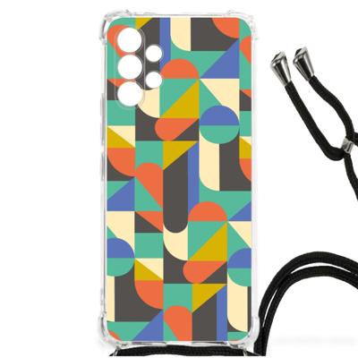 Samsung Galaxy A13 4G Doorzichtige Silicone Hoesje Funky Retro