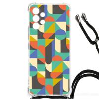 Samsung Galaxy A13 4G Doorzichtige Silicone Hoesje Funky Retro