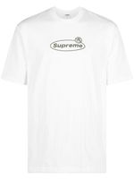 Supreme t-shirt Warning - Blanc