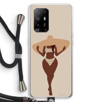 Let's get salty: Oppo A94 5G Transparant Hoesje met koord