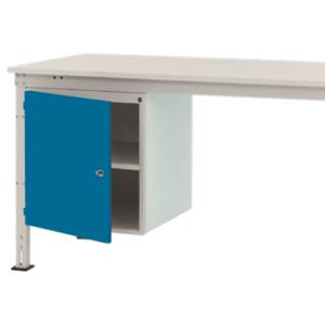 Manuflex ZB4967.5007 Behuizing onderbouw universele stationair, gebruiksh. 500 mm met 1 deur links draaiend. Voor tafel diepte 1200 mm