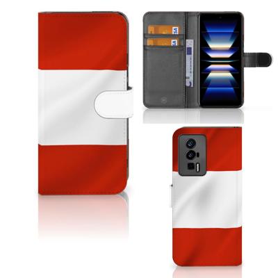 Xiaomi Poco F5 Pro | Bookstyle Case | Oostenrijk Xiaomi Poco F5 Pro | Bookstyle Case | Oostenrijk