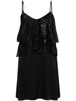 LIU JO robe mi-longue à motif en jacquard - Noir