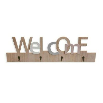 Sleutelhouder Welcome Versa Hout MDF 4 x 18 x 59,5 cm