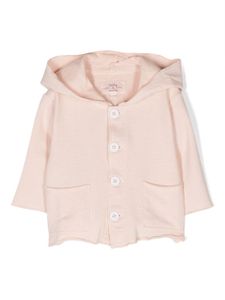 TEDDY & MINOU veste boutonnée à capuche - Tons neutres