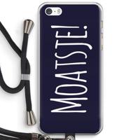 Moatsje!: iPhone 5 / 5S / SE Transparant Hoesje met koord
