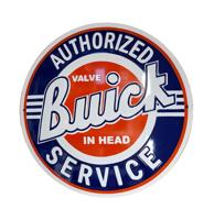 Buick Authorized Service Emaille Bord - Ø30cm Buick Authorized Service Emaille Bord - Ø30cm