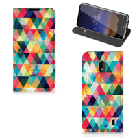 Nokia 2.2 | Hoesje met Magneet | Geruit