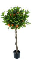 Orange tree Sevilla in pot orange 90 cm kunstbloem - Nova nature