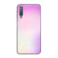 Flow mist pastel: Samsung Galaxy A7 (2018) Transparant Hoesje
