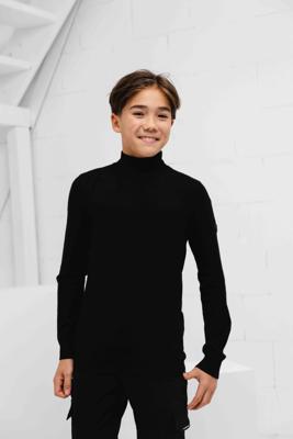 Ballin Amsterdam Turtleneck Sweater Kids Zwart - Maat 128 - Kleur: Zwart | Soccerfanshop