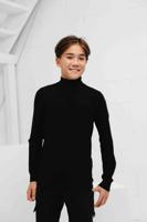 Ballin Amsterdam Turtleneck Sweater Kids Zwart - Maat 128 - Kleur: Zwart | Soccerfanshop