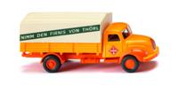 Wiking Magirus Vrachtwagen/oplegger miniatuur Voorgemonteerd 1:87