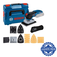 Bosch Professional GSS 18V-13 Accu vlakschuurmachine + accessoires 18V Basic Body in L-Boxx - 06019L0101